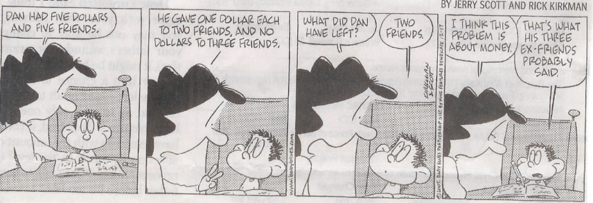 comic on math